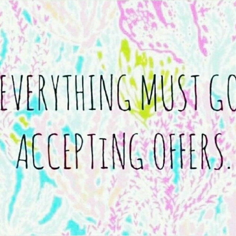 Everything must go!
